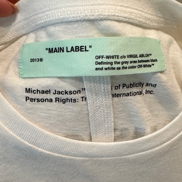 Off-white x Michael Jackson “illusionist” 2019 T-Shirt authentic - Picture 8 of 12